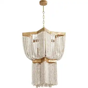 Walmart Cyan Design 09260 Estrella 3 Light 25 Wide Beaded Chandelier - Gold offer