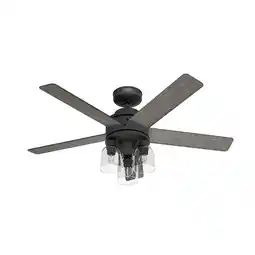 Walmart Hunter Fans - Lochemeade - 5 Blade Ceiling Fan with Light Kit In Modern offer