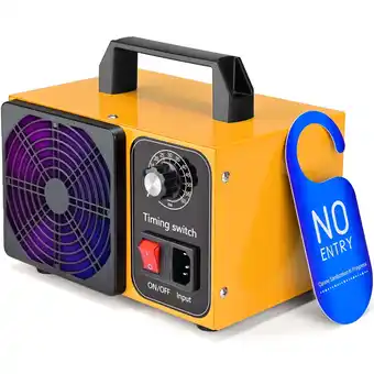 Walmart FOUKUS Ozone Generator: 30000mg/h Ozone Machine for Home, Car, Smoke, Pet, Offices, Hotels - Yellow offer