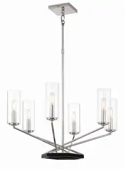 Walmart 2495-572-Minka Lavery-Highland Crossing - 6 Light Chandelier In 26 -Traditional Installation offer