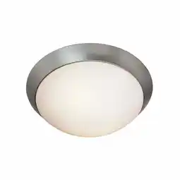 Walmart Access Lighting 20624LEDDLP-BS-OPL Cobalt 11 in. Brushed Steel LED Flush Mount Ceiling Light, Opal offer