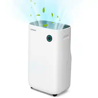 Walmart Costway 4500 Sq. Ft Dehumidifier for Home & Basements, 73-Pint Quiet Dehumidifier with 5 Modes offer