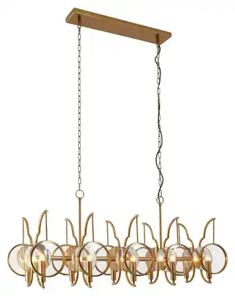 Walmart Minka Lavery 3817 Into Focus 10 Light 45 Wide Abstract Linear Chandelier - Brass offer