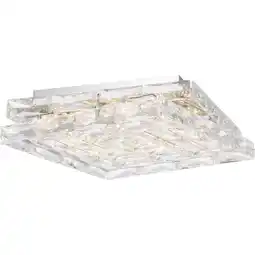 Walmart Quoizel Pcmil1615 Milania 15 Wide Led Semi-Flush Square Ceiling Fixture - Chrome offer