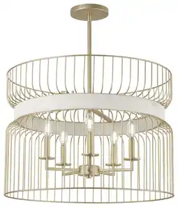 Walmart Minka Lavery 3395 Park Slope 5 Light 25 Wide Multi Light Pendant - Nouveau Gold offer