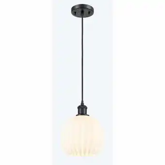 Walmart Innovations Lighting 516-1P-10-8 White Venetian Pendant White Venetian 8 Wide Suspension offer