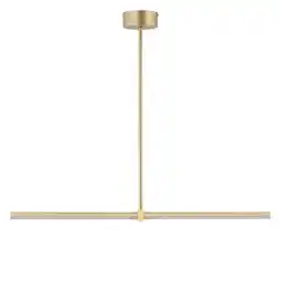 Walmart 14W 2 Led Linear Pendant-1 Inches Tall And 1 Inches Wide-Gold Finish Et2 Lighting E21355-Gld offer