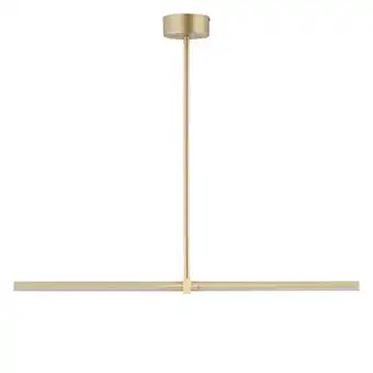 Walmart 14W 2 Led Linear Pendant-1 Inches Tall And 1 Inches Wide-Gold Finish Et2 Lighting E21355-Gld offer