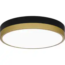 Walmart Quoizel Wln1611 11 Wide Led Flush Mount Ceiling Fixture - Gold offer