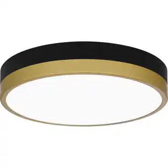 Walmart Quoizel Wln1611 11 Wide Led Flush Mount Ceiling Fixture - Gold offer