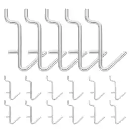 Walmart ITSELFER 20pcs Metal Pegboard Hooks Pegboard Key Tools Hangers Small Tools Utility Display Hooks offer