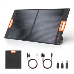 Walmart BEYGO 100W Portable Solar Panel for Power Station Generator with Solar Charger offer