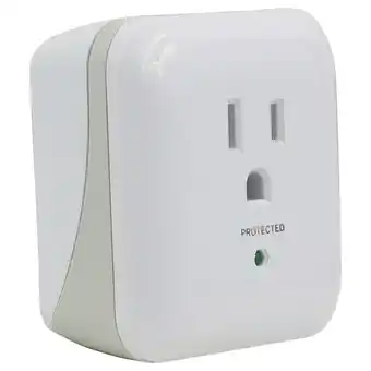 Walmart PRIME PB802105 1-Outlet Wall Tap with 900-Joule Surge Protection and End of Service Alarm offer