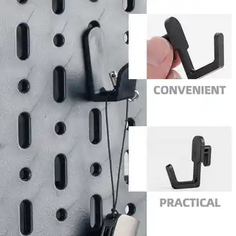 Walmart DIAEDGE 30pcs Pegboard Hook Shop Pegboard Hook Garage Pegboard Peg Shelving Hook Utility Hook offer