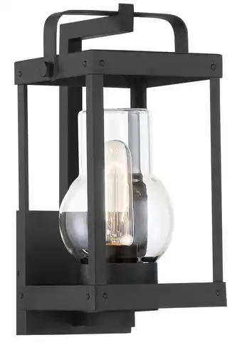 Walmart Minka Lavery Sullivans Landing 1-LT Outdoor Wall Lantern - Sand Coal - 73161-66 offer