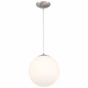 Walmart Access Lighting - Pearl - 1 Light Small Pendant In Mid-Century Modern Style-11 offer