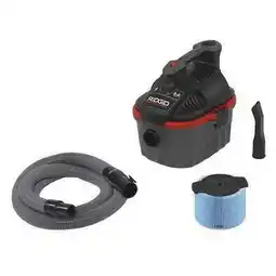 Walmart Ridgid Portable Wet/Dry Vacuum, 4 gal., 1-7/8 Hose Dia., Fine Dust Filter offer