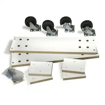 Walmart Optional Caster Kit for Slatwall Gondola Merchandiser (Pack of 1) offer