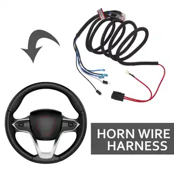 Walmart DIAEDGE Horn Wire Harness Horn Replacement Install Connector Horn Wire Cable Plug offer