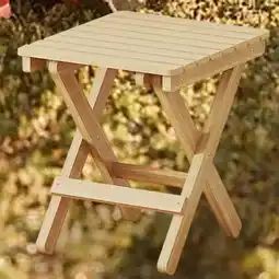 Walmart Small Folding Stool Portable Wooden Chair Lightweights Fold-Up Step Foot Rest for Outdoor 28x26x22cm offer