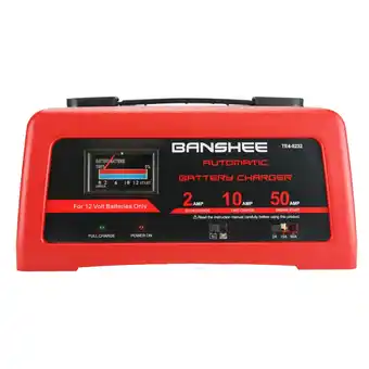 Walmart Banshee Bigtime BC10/2/50 10 Amps 12 Volts Fully Automatic Automotive Battery Charger offer