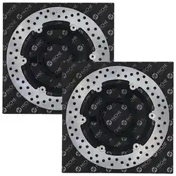 Walmart Niche Front Brake Rotor Set for Honda CBR1000RR VFR1200F Motorcycle 519-CRT2600R offer