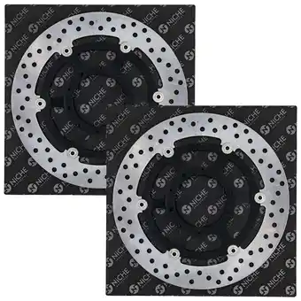 Walmart Niche Front Brake Rotor Set for Honda CBR1000RR VFR1200F Motorcycle 519-CRT2600R offer