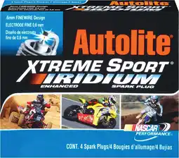 Walmart Autolite Spark Plugs XS4092 Spark Plug Xs4092 Iridium Xtreme Sport (Sold Individually) offer