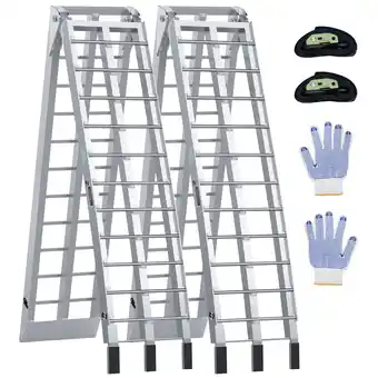 Walmart KROAK 2PCS Aluminum Loading Ramps 1700 lbs, 7.5 ft Folding ATV Ramps offer