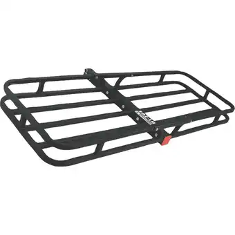 Walmart Camco 48475 RV Trailer Hitch Mount Cargo Carrier, 500 lb Capacity offer