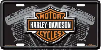 Walmart Harley-Davidson Logo with V-Twin License Plate offer