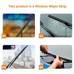 Walmart DIAEDGE 10pcs Rubber Refill Windshield Wiper Rubber Inserts Windshield Wiper Refills Replacements offer