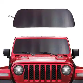 Walmart China Windshield Sunshade Cover Automotive Window Shades for Jeep Wrangler, Aluminum offer