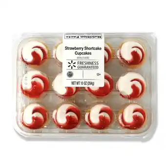 Walmart Freshness Guaranteed Strawberry Shortcake Mini Cupcakes, 10 oz, 12 Count offer