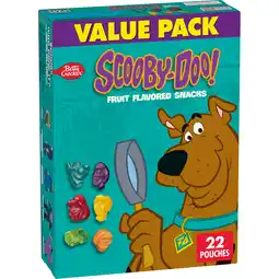 Walmart Scooby Doo Fruit Flavored Snacks, Treat Pouches, Gluten Free, Value Pack, 22 Ct, 17.6 oz offer