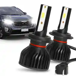 Walmart For 2014-2018 KIA Sorento 2015 2016 2017 High Low Beam LED Headlight Bulbs 2pcs offer