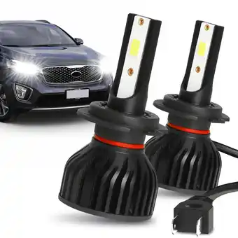 Walmart For 2014-2018 KIA Sorento 2015 2016 2017 High Low Beam LED Headlight Bulbs 2pcs offer