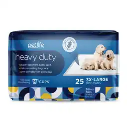 Walmart Pet Life Unlimited Dog Pads, Heavy Duty, 3XL, 25ct offer