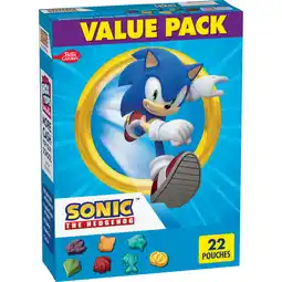 Walmart Sonic Fruit Flavored Snacks, Treat Pouches, Gluten Free Snack, Value Pack, 22 Ct, 17.6 oz offer