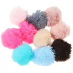 Walmart 10 PCS Christmas Cat Toys Fluffy Balls Toys for Kittens Interactive Cat Toy Fluffy Decorations offer