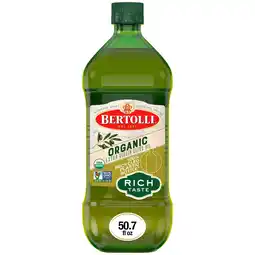 Walmart Bertolli Organic Extra Virgin Olive Oil, Rich Taste, 50.7 fl oz offer