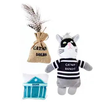 Walmart Vibrant Life Catnip Bandit Cat Toy, 3 Pieces offer