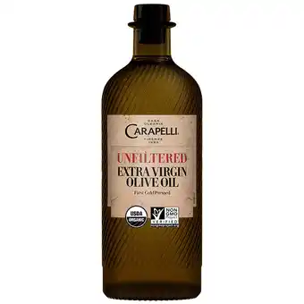 Walmart Carapelli Unfiltered Organic Extra Virgin Olive Oil, 16.9 fl oz offer