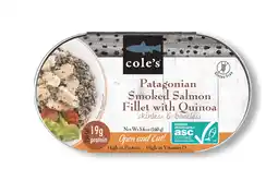 Walmart Cole's Patagonian Smoked Salmon Fillet with Quinoa Skinless and Boneless 5.6oz offer