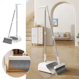 Walmart Set Of Household Dustpan Combination Mop Floor Sweeping Non Stick Hair Scraping Soft Bristled Brush offer