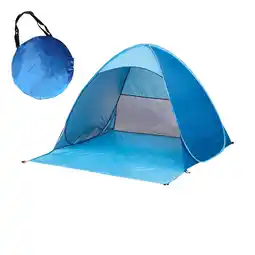 Walmart Beach Head Sun Protection 150cm x 165cm Beach Shade Tent, Blue offer