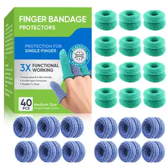 Walmart Finger Cots, Cotton Finger Protector for Finger Tips, 40 PCS offer