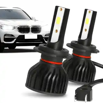 Walmart OBNDVU For Bmw X3 2004-2015 2016 2017 2018 LED Headlight Bulbs offer