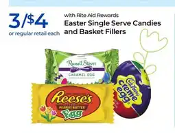 Rite Aid Easter Single Serve Candies and Basket Fillers offer