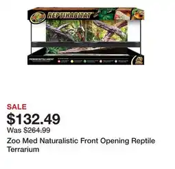 Petsmart Zoo Med Naturalistic Front Opening Reptile Terrarium offer